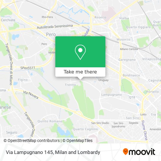 Via Lampugnano 145 map