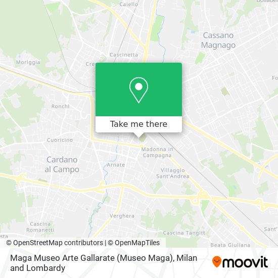 Maga Museo Arte Gallarate (Museo Maga) map
