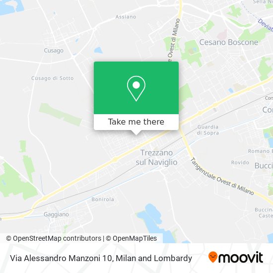 Via Alessandro Manzoni  10 map