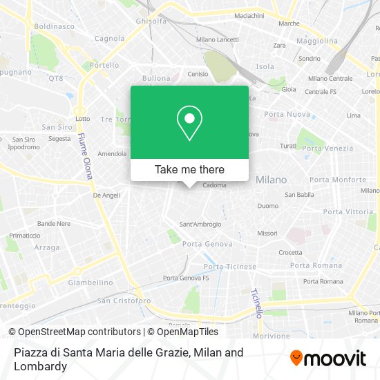 Piazza di Santa Maria delle Grazie map
