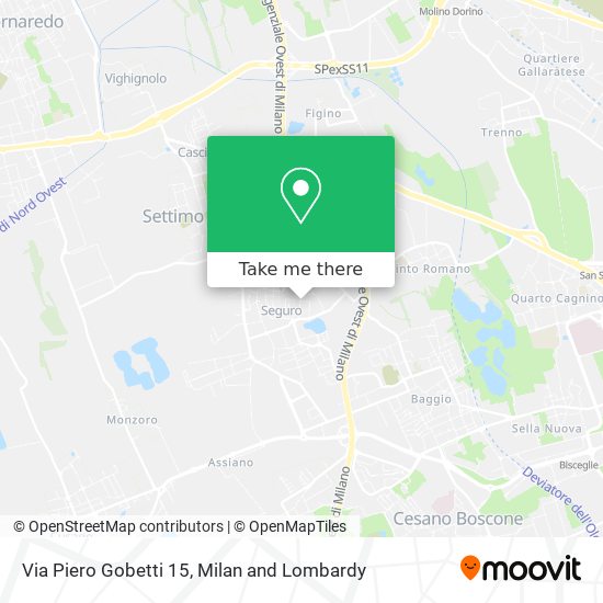 Via Piero Gobetti  15 map