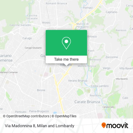 Via Madonnina 8 map