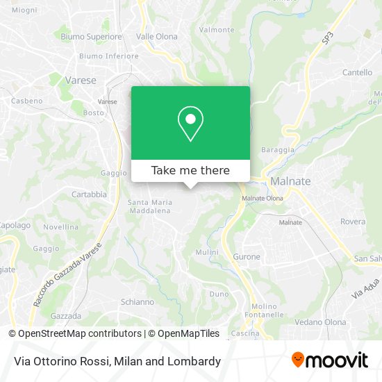 Via Ottorino Rossi map