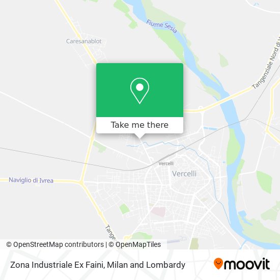 Zona Industriale Ex Faini map