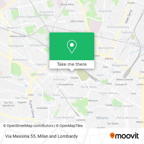 Via Messina  55 map