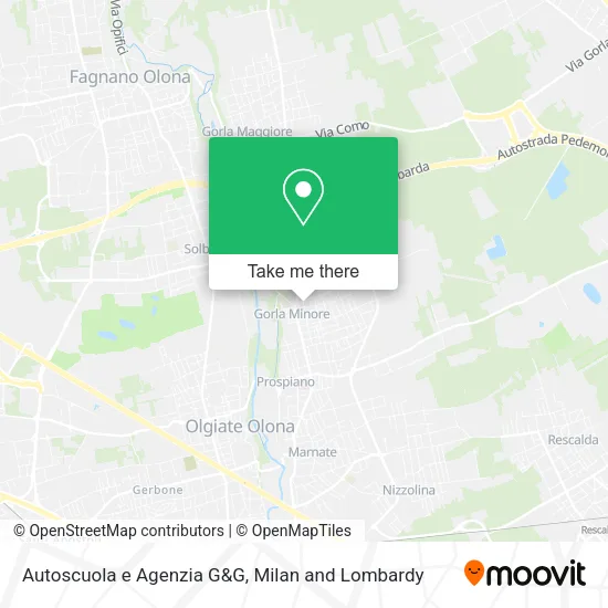 Autoscuola e Agenzia G&G map