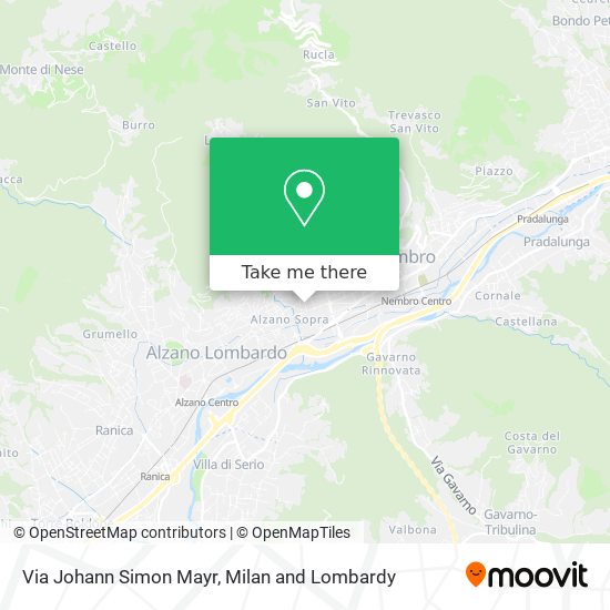 Via Johann Simon Mayr map