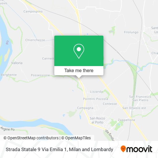 Strada Statale 9 Via Emilia 1 map