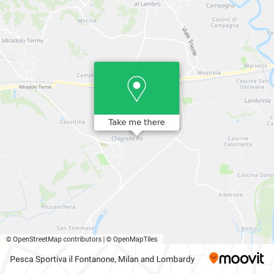 Pesca Sportiva il Fontanone map