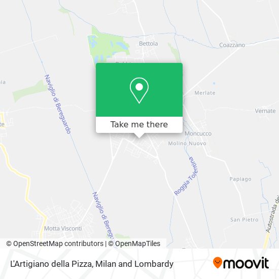 L'Artigiano della Pizza map