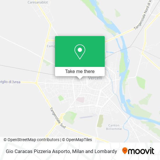 Gio Caracas Pizzeria Asporto map