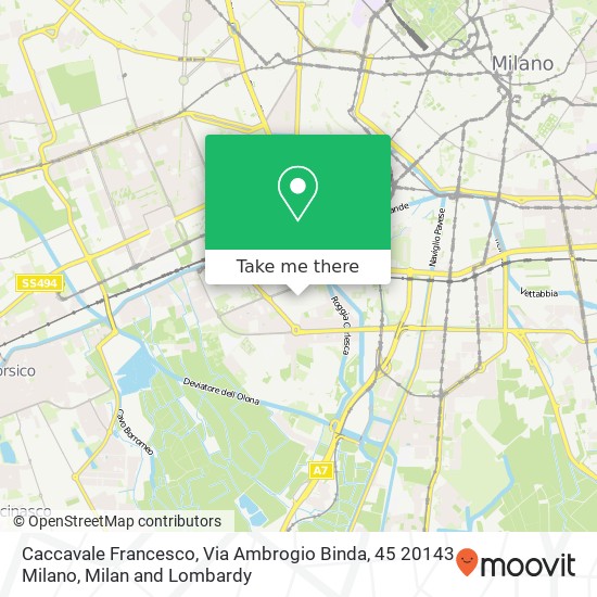 Caccavale Francesco, Via Ambrogio Binda, 45 20143 Milano map