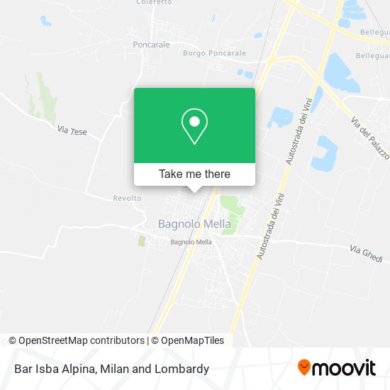 Bar Isba Alpina map
