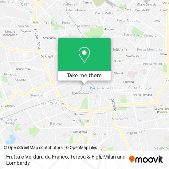 Frutta e Verdura da Franco, Teresa & Figli map