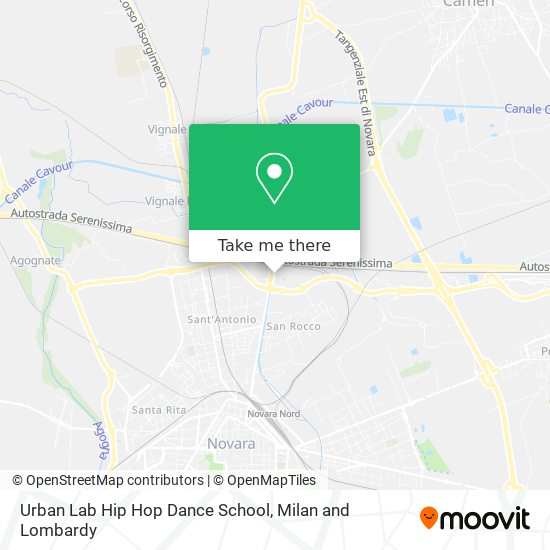 Urban Lab Hip Hop Dance School map
