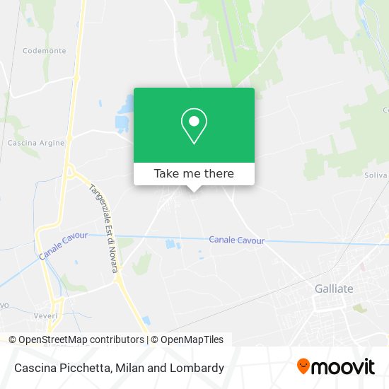 Cascina Picchetta map