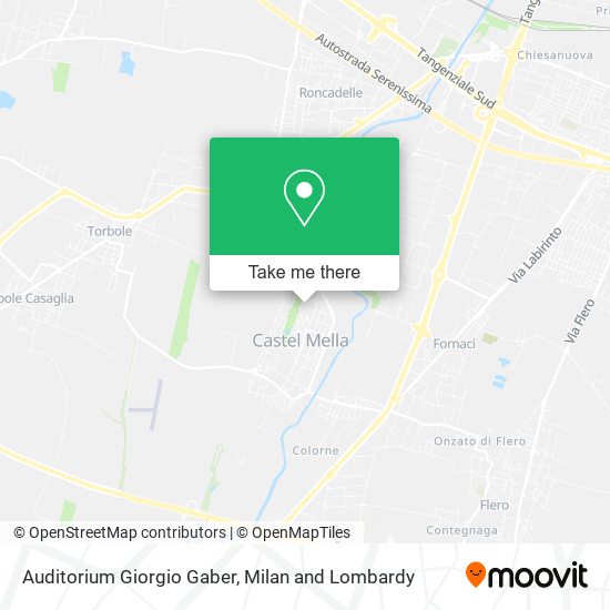 Auditorium Giorgio Gaber map