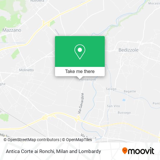 Antica Corte ai Ronchi map