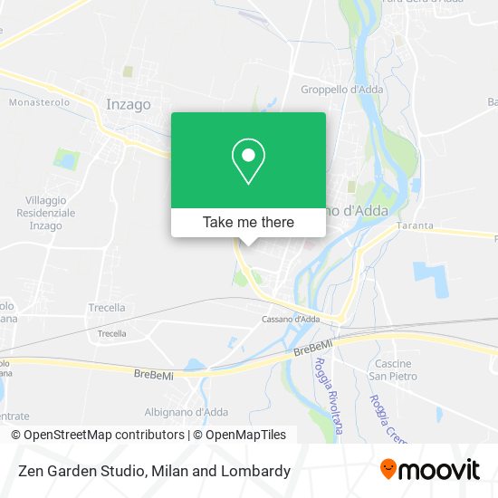 Zen Garden Studio map