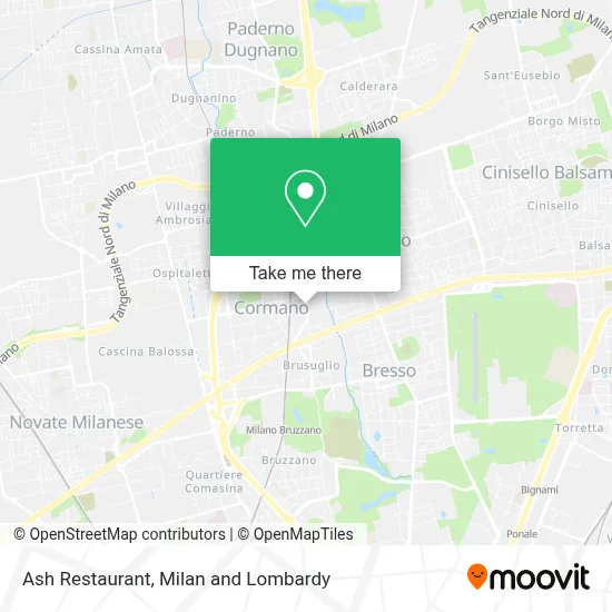 Ash Restaurant map