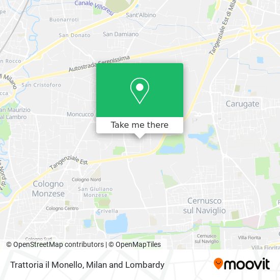Trattoria il Monello map