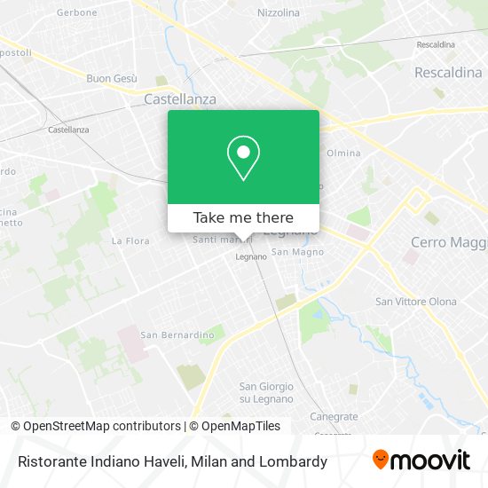 Ristorante Indiano Haveli map
