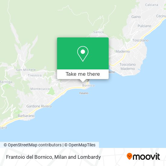 Frantoio del Bornico map