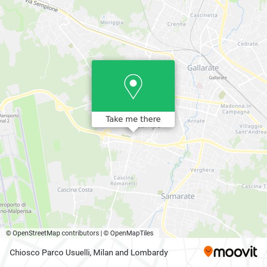 Chiosco Parco Usuelli map