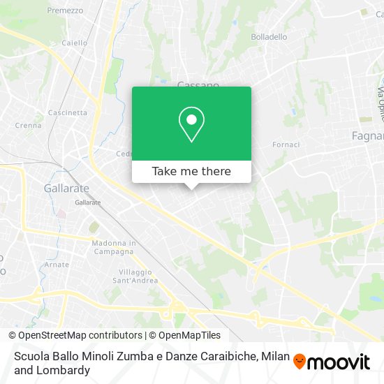 Scuola Ballo Minoli Zumba e Danze Caraibiche map