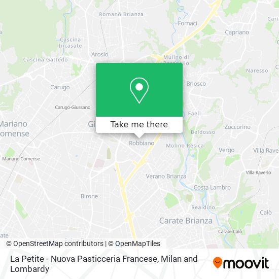 La Petite - Nuova Pasticceria Francese map