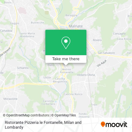 Ristorante Pizzeria le Fontanelle map