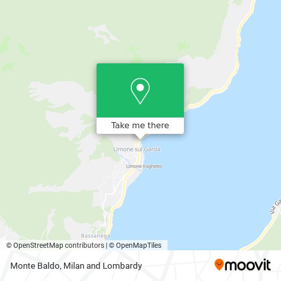Monte Baldo map