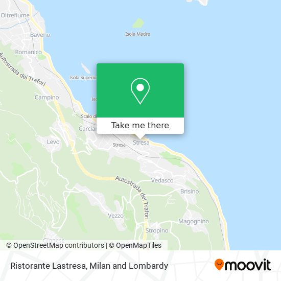 Ristorante Lastresa map