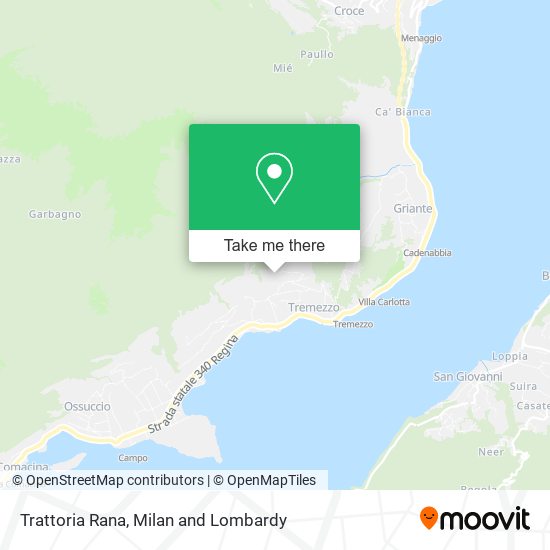 Trattoria Rana map