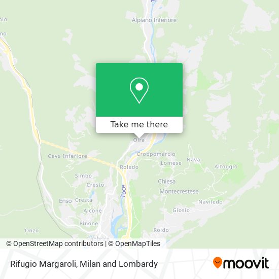 Rifugio Margaroli map