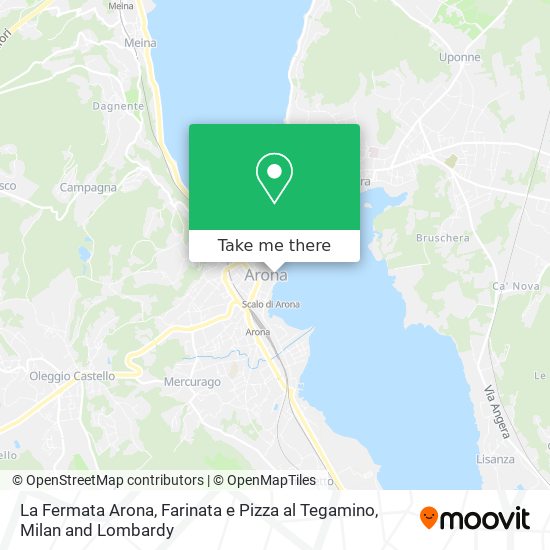 La Fermata Arona, Farinata e Pizza al Tegamino map