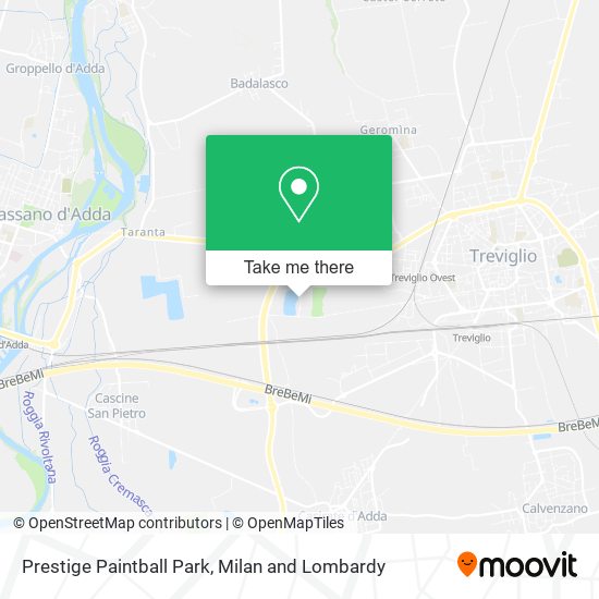 Prestige Paintball Park map