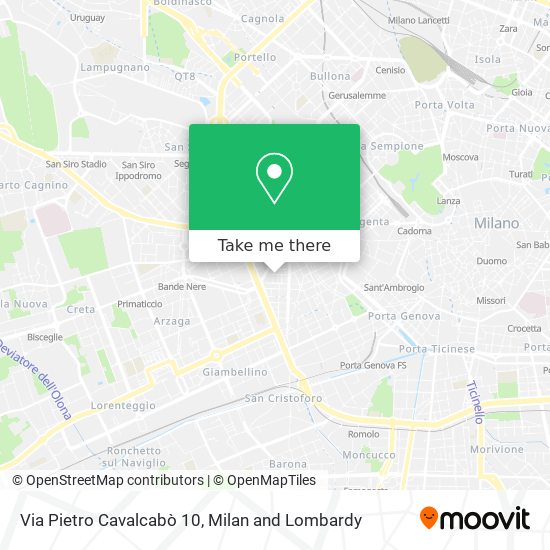 Via Pietro Cavalcabò  10 map