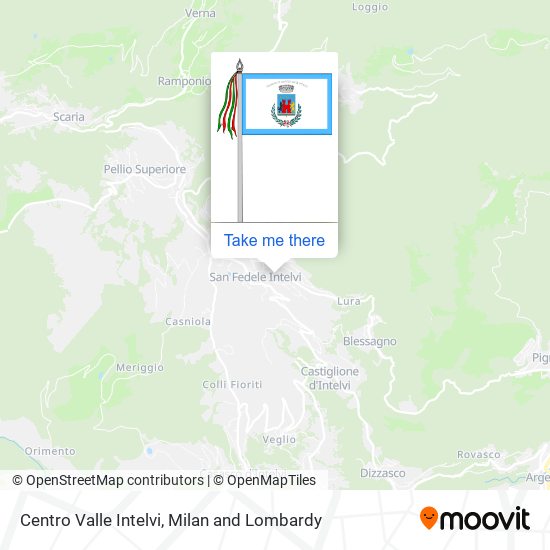 Centro Valle Intelvi map