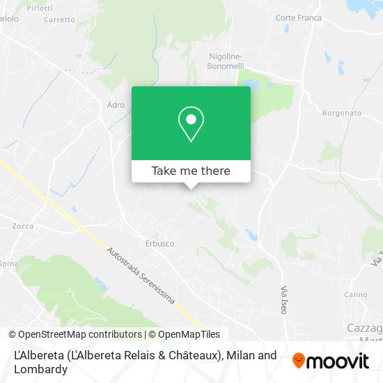 L'Albereta (L'Albereta Relais & Châteaux) map
