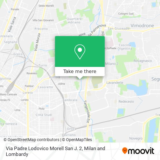 Via Padre Lodovico Morell San J. 2 map