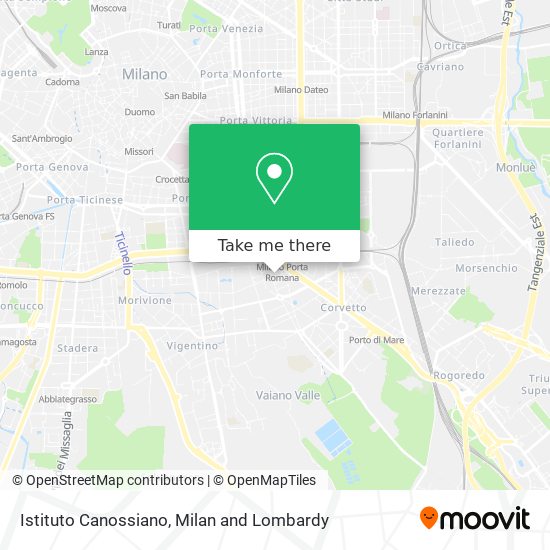 Istituto Canossiano map