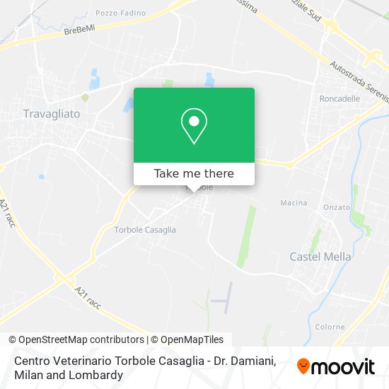 Centro Veterinario Torbole Casaglia - Dr. Damiani map