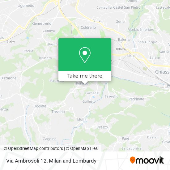 Via Ambrosoli 12 map