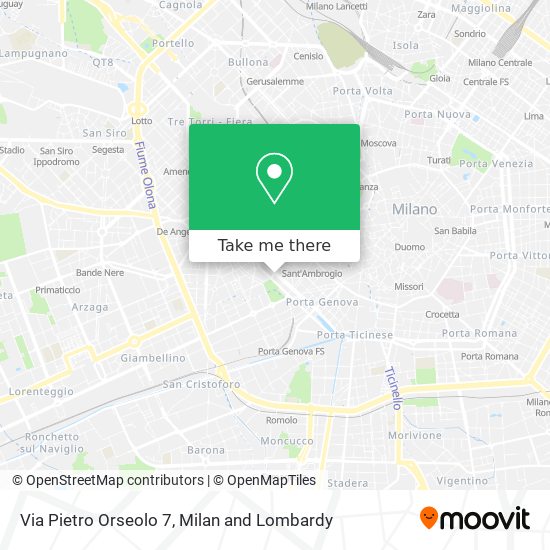 Via Pietro Orseolo 7 map