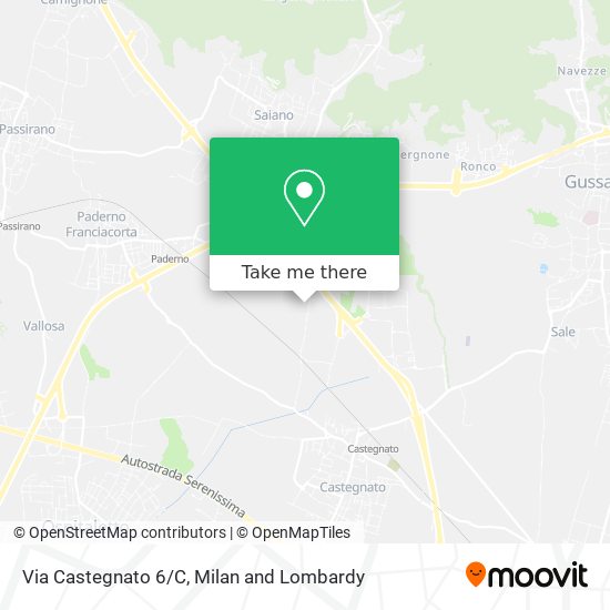 Via Castegnato 6/C map