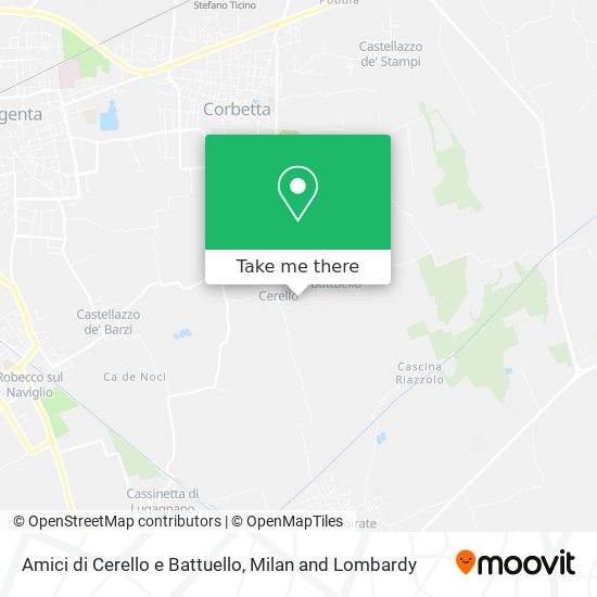 Amici di Cerello e Battuello map