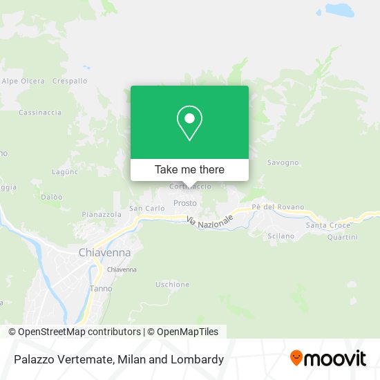 Palazzo Vertemate map