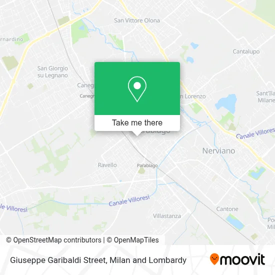 Giuseppe Garibaldi Street map