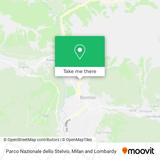 Parco Nazionale dello Stelvio map